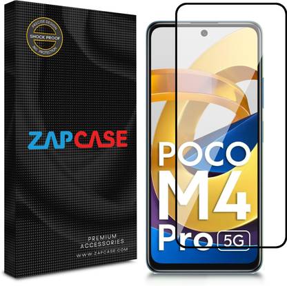 Zapcase Edge To Edge Tempered Glass for Poco M4 Pro 5G