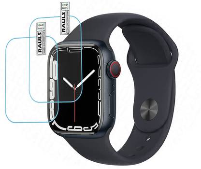 FLYSRPECK Edge To Edge Tempered Glass for Apple Watch Series 7