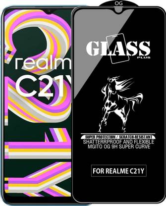 MGito Edge To Edge Tempered Glass for Realme C21Y