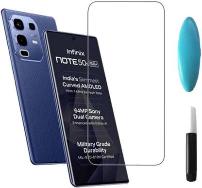 BRENZZ Edge To Edge Tempered Glass for Infinix Note 50s 5G+