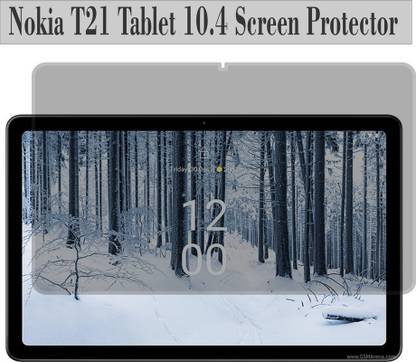 Spnrs Edge To Edge Tempered Glass for zii Nokia T21 [Clear]