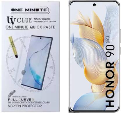 गोरिल्ला प्रो Edge To Edge Tempered Glass Honor 90 5G ( Premium Quality UV Glass ) के लिए