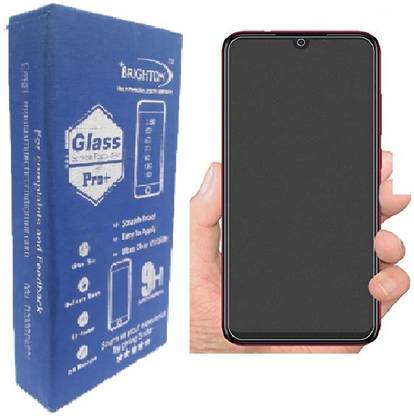 BRIGHTRON Edge To Edge Tempered Glass for (HD+) Matte Screen Glass for Realme C2 / Oppo A1K/ Gionee Max/ Infinix Smart HD 2021: Tecno Spark go : Itell A26 : Mar Q M3 Smart : karbonn Titanium s9 plus : Lava Z53 : Itell A48 : Motorola E6s