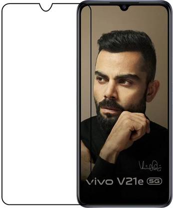RSIZE Edge To Edge Tempered Glass for V23e (Fiber Temper glass)