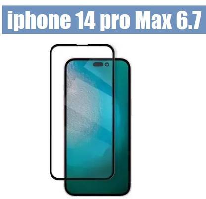 O2MG Edge To Edge Tempered Glass for APPLE iPhone 14 Pro Max, iPhone 14 Pro Max, APPLE iPhone 14 Pro Max(6.7), iPhone 14 Pro Max (6.7)