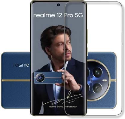 NSTAR Edge To Edge Tempered Glass for Realme 12 Pro 5G, Realme 12 Pro+ 5G, Realme 12 Pro Plus 5G, [UV]