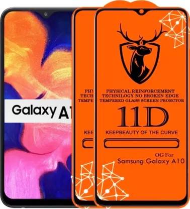 HIE POWER Edge To Edge Tempered Glass for Samsung Galaxy A10 -Screen Protector with Easy Installation Kit