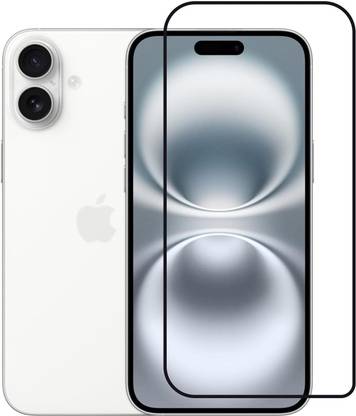 GDBUY Tempered Glass Guard for Apple iPhone 16, iPhone 16