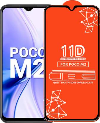 Qyist Edge To Edge Tempered Glass for Poco M2