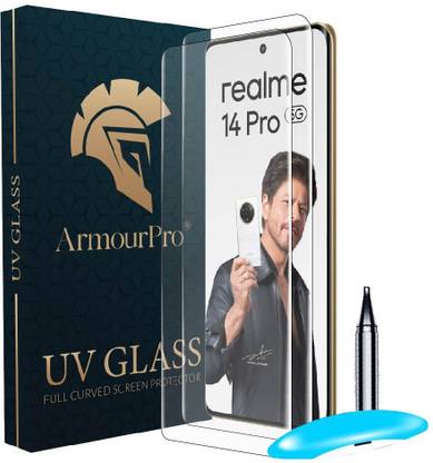 ArmourPro Edge To Edge Tempered Glass for Realme 14 Pro 5G, Realme 14 Pro, Realme 14 Pro Plus 5G, Realme 14 Pro Plus