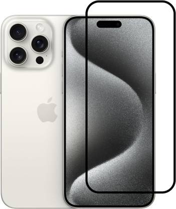 TopTrends Edge To Edge Tempered Glass for iPhone 16 Pro, APPLE iPhone 16 Pro With Easy Installation Kit