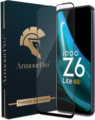 ArmourPro Edge To Edge Tempered Glass for iQOO Z6 Lite 5G, iQOO Z6 5G, iQOO Z3 5G, iQOO Z6 Lite