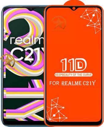 HQ Protection Edge To Edge Tempered Glass for Realme C21Y