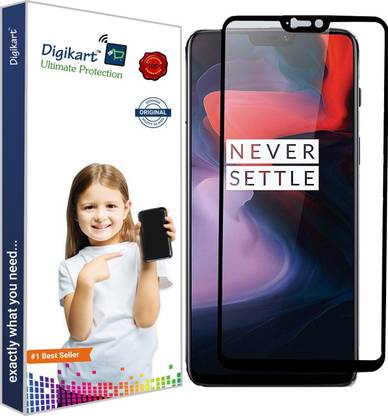 DIGIKART Edge To Edge Tempered Glass for OnePlus 6