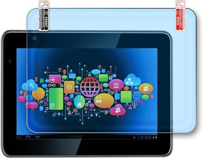 SOMTONE Edge To Edge Tempered Glass for Lava E-Tab Velo Plus Tablet (7 inch) Front Antiblue Tempered Glass