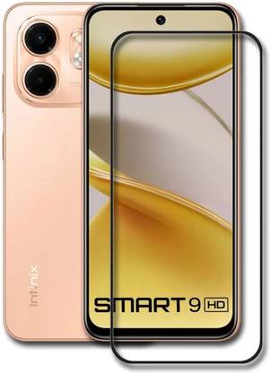 INFINITYWORLD Edge To Edge Tempered Glass for Infinix Smart 9 HD