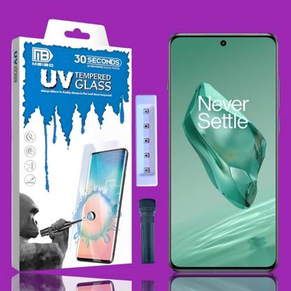 KadWaniya Edge To Edge Tempered Glass for Oneplus 12 5G, 1+12 5G , Meibo Series 3D Curved (30 Seconds Quick Paste) High Quality UV Liquide Glue Glass with Easy Installation Kit-911