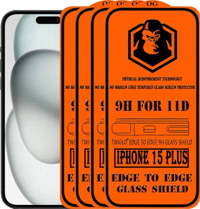 TWIGLO Edge To Edge Tempered Glass for IPHONE 15 PLUS