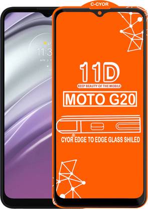 CYOR Edge To Edge Tempered Glass for MOTO G20