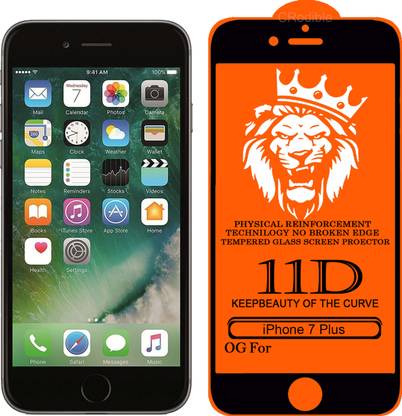 DeepzHub Edge To Edge Tempered Glass for Apple iPhone 7 Plus
