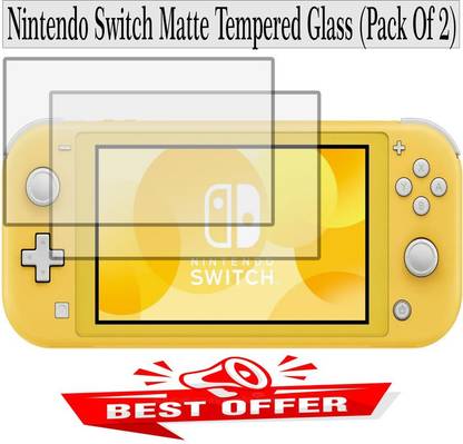 RapTag Edge To Edge Tempered Glass for nii Nintendo Switch [Bubble Proof]