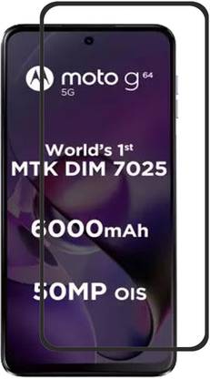 INFINITYWORLD Edge To Edge Tempered Glass for Motorola g64 5G