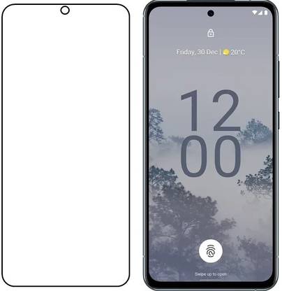 RSIZE Edge To Edge Tempered Glass for Nokia 7610 5G (Fiber Temper glass)