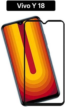 Hanusky Edge To Edge Tempered Glass for Vivo Y 18