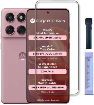 Gorilaa OG Edge To Edge Tempered Glass for Motorola Edge 60 Fusion, (UV)