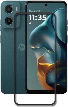 INFINITYWORLD Edge To Edge Tempered Glass for Motorola G05, Motorola g05