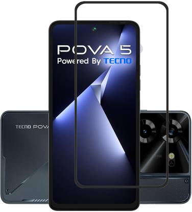 NKCASE Edge To Edge Tempered Glass for TECNO Pova 5, Tecno Pova 5