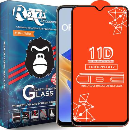Roxel Edge To Edge Tempered Glass for Oppo A17