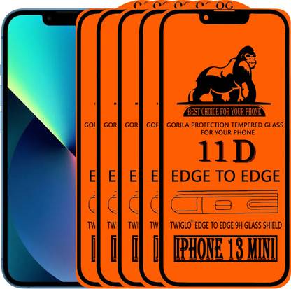 TWIGLO Edge To Edge Tempered Glass for apple IPHONE 13 MINI