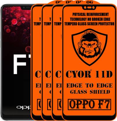 CYOR Edge To Edge Tempered Glass for OPPO F7