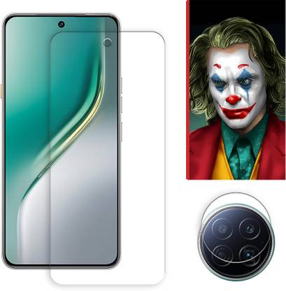 ARBAN Edge To Edge Tempered Glass for Tecno Camon 40 Premier 5G Tempered Screen Protector | Anti-Scratch | Edge to Edge Full Coverage | 9H Hardness ( 1 FRONT SCREEN GUARD + 1 CAMERA LENS PROTECTOR + 1 FREE BACK EMBOSSED SKIN026 )