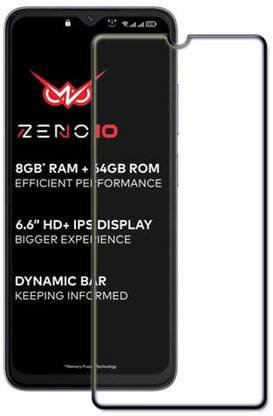 SM Styles Edge To Edge Tempered Glass for Itel Zeno 10