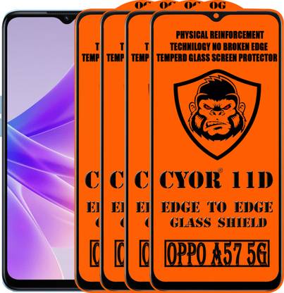 CYOR Edge To Edge Tempered Glass for OPPO A57 5G