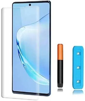 KadWaniya Edge To Edge Tempered Glass for Realme P1 Pro, Meibo Series 3D Curved (30 Seconds Quick Paste) High Quality UV Liquide Glue Glass with Easy Installation Kit-50-379