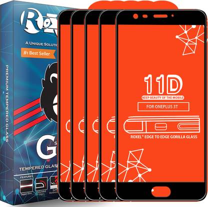 Roxel Edge To Edge Tempered Glass for OnePlus 3T