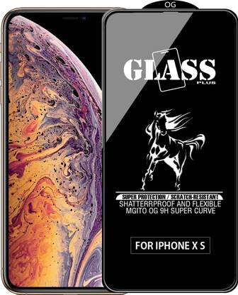 MGito Edge To Edge Tempered Glass for Apple iPhone XS