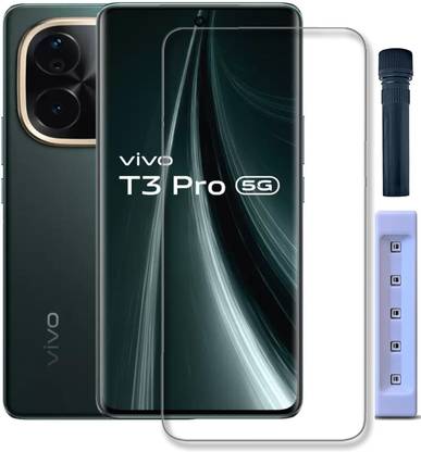NKCASE Edge To Edge Tempered Glass for Vivo T3 Pro 5G, Vivo T3 Pro, (UV)