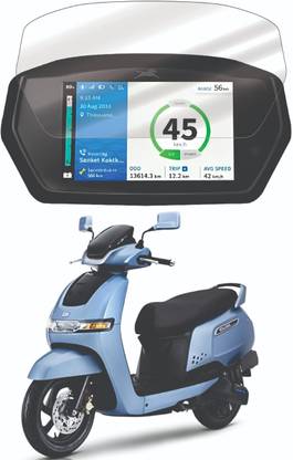 Wishguard Edge To Edge Tempered Glass for Speedometer of TVS iQube St (Ultra Clear Screen Glass Compatible with Bike/Scooty)[1]