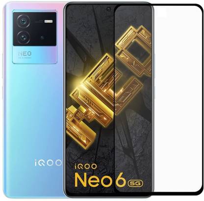 EITANSHA CREATION Edge To Edge Tempered Glass for iQOO Neo 6 5G, Vivo iQOO Neo 6 5G, iQOO 7 5G, Vivo iQOO 7 5G, iQOO 7 Legend 5G, Vivo iQOO 7 Legend 5G, iQOO 9 SE 5G, Vivo iQOO 9 SE 5G