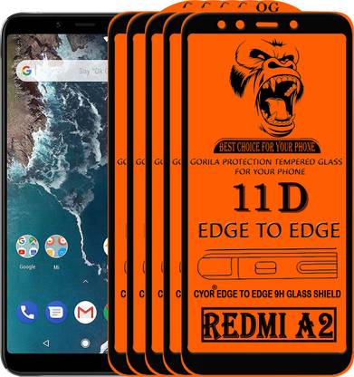 CYOR Edge To Edge Tempered Glass for Mi A2