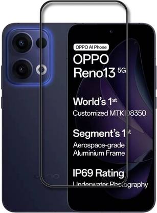 SNMART Edge To Edge Tempered Glass for Oppo Reno13 5G, Oppo Reno 13 5G