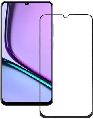 NKCASE Edge To Edge Tempered Glass for POCO C61, Realme C63, Realme Narzo N63, Realme Narzo N53, Realme C53, Realme Narzo N61