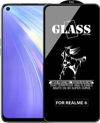 MGito Edge To Edge Tempered Glass for Realme 6