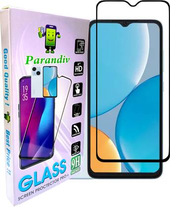 PARANDIV Edge To Edge Tempered Glass for Branded High Quality, itel A50c