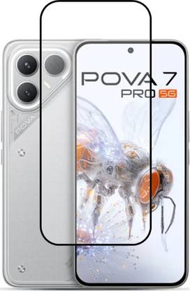VISHZONE Edge To Edge Tempered Glass for Tecno Pova 7 Pro 5G