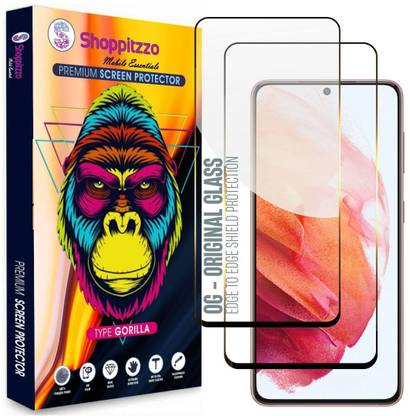Shoppitzzo Edge To Edge Tempered Glass for Samsung S21|S20 5G(6.2 Inch)**NeoShield**Millitary Grade-Anti Explosion-Tempered Glass/Full Screen Coverage-Edge to Edge/9H Hardness/With Easy Installation Kit